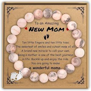New Mom Gifts As Mom To Be Gifts For Women After Birth, New Mama Bracelet For